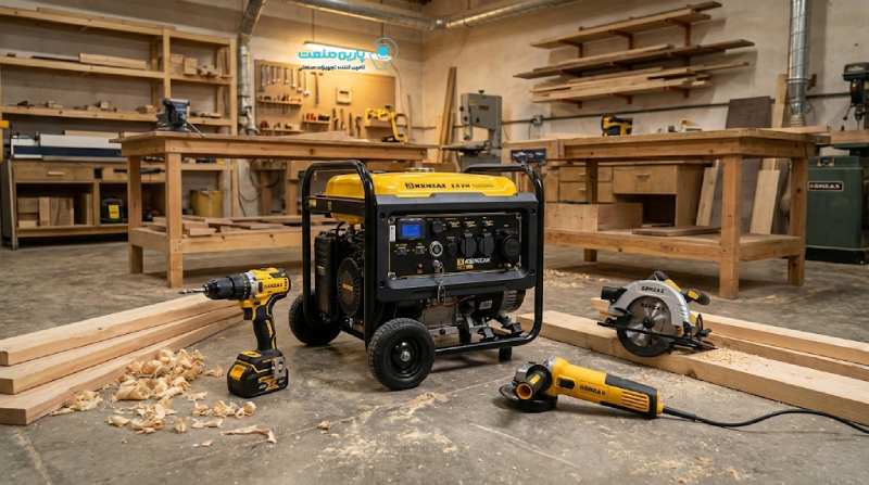 خرید موتور برق کنزاکس بنزینی برای مصارف خانگی و صنعتی